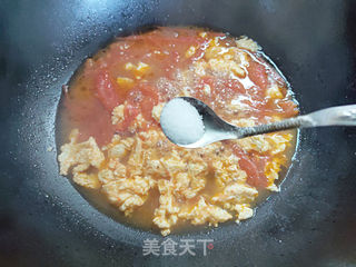 番茄鸡蛋面的做法步骤:10