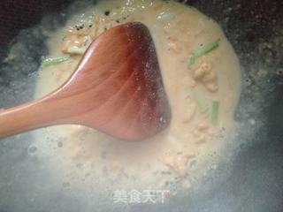 咸蛋黄炖豆腐的做法步骤:7