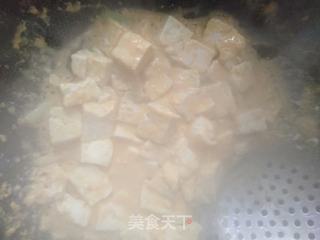 咸蛋黄炖豆腐的做法步骤:14