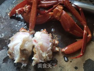 清蒸红蟹的做法步骤:4