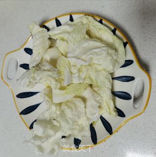 胡萝卜拌白菜心的做法步骤：2