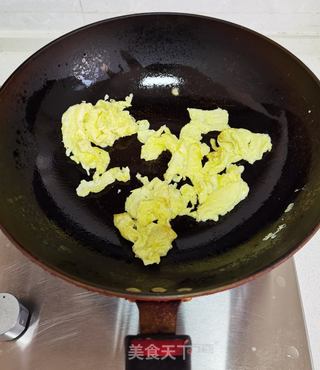 木耳小葱炒鸡蛋的做法步骤:7