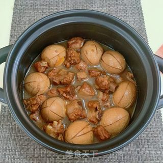 红烧排骨卤蛋的做法步骤：12