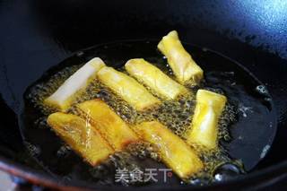 脆炸春卷的做法步骤:3
