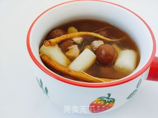 人参桂圆山药瘦肉汤的做法步骤:9