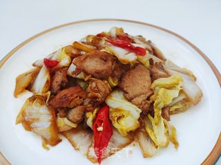 “ 白菜 ”白菜炒肉的做法步骤：1