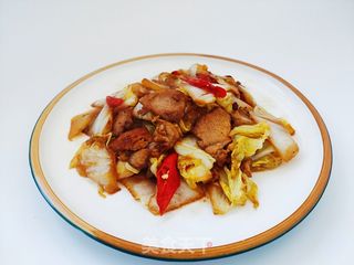 “ 白菜 ”白菜炒肉的做法步骤:9