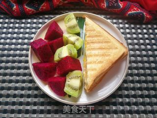 鸡蛋三明治的做法步骤:13