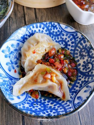 白菜肉馅饺子的做法步骤:13