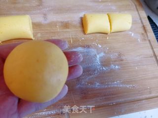 南瓜糯米饼的做法步骤:6