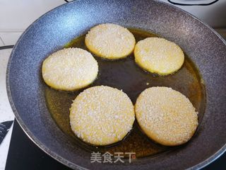 南瓜糯米饼的做法步骤:9