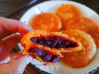 南瓜糯米饼的做法步骤:11