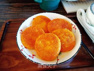 南瓜糯米饼的做法步骤:12