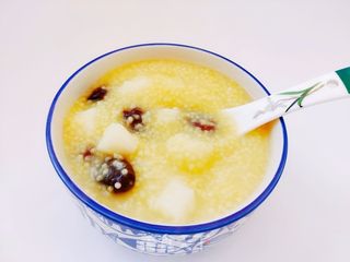 红枣山药小米粥的做法步骤:8