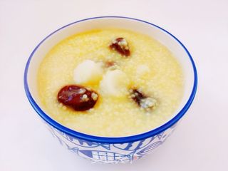 红枣山药小米粥的做法步骤:9