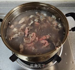 番茄肥牛的做法步骤:4