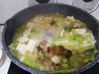 大白菜炖豆腐的做法步骤:12
