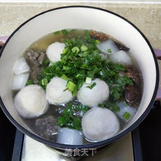 双丸萝卜汤的做法步骤:8