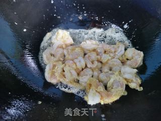 蕃茄鸡蛋炒虾仁的做法步骤：5