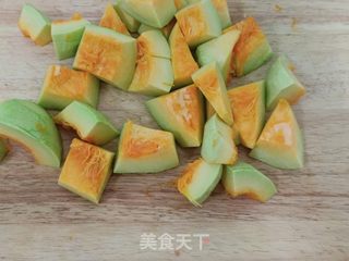 南瓜八宝粥的做法步骤：2