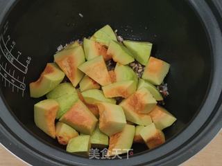 南瓜八宝粥的做法步骤：4