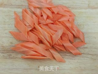 火腿蔬菜炒鸡蛋的做法步骤：4