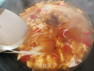 番茄鸡蛋面的做法步骤:7