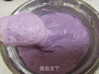开花紫薯发糕的做法步骤：6