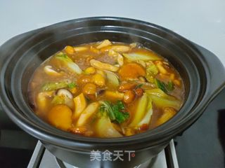 砂锅菌菇炖豆腐的做法步骤:9