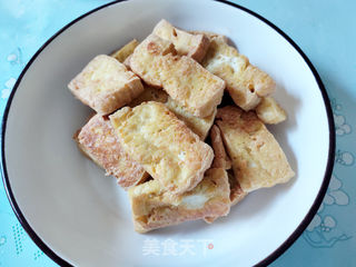 剁椒烧煎豆腐的做法步骤:6