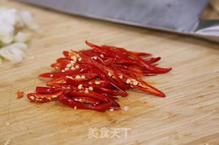 香辣毛豆米炒小鱼干的做法步骤:7
