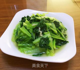 蒜炒小白菜的做法步骤：6