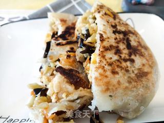 手抓饼版-蔬菜煎饼的做法步骤:7