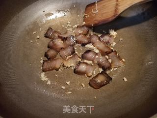 腊肉炒杂菜的做法步骤：8