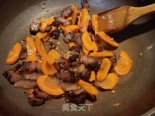 腊肉炒杂菜的做法步骤：10