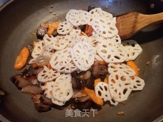 腊肉炒杂菜的做法步骤:11