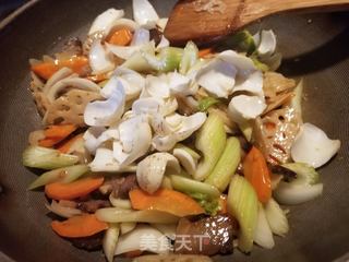 腊肉炒杂菜的做法步骤:13