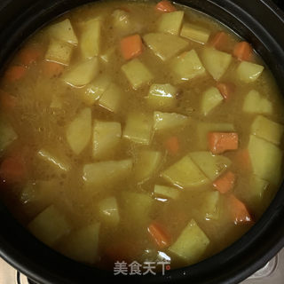 咖喱土豆肥牛的做法步骤：8