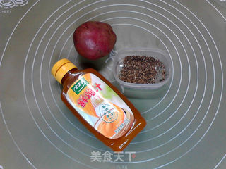 土豆泥夹心红薯华夫饼的做法步骤:2