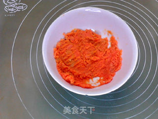 土豆泥夹心红薯华夫饼的做法步骤:3