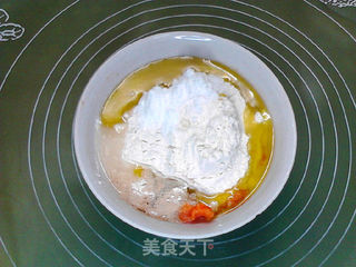 土豆泥夹心红薯华夫饼的做法步骤:4