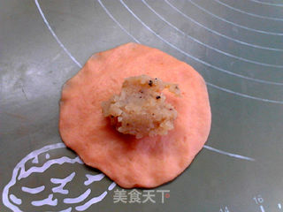 土豆泥夹心红薯华夫饼的做法步骤:12