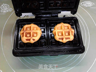 土豆泥夹心红薯华夫饼的做法步骤:18