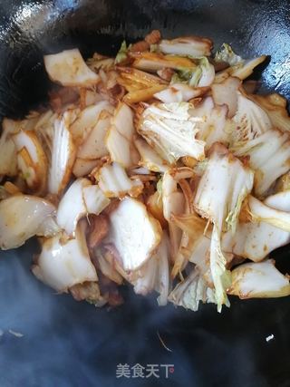五花肉白菜香菇炖冻豆腐的做法步骤:5