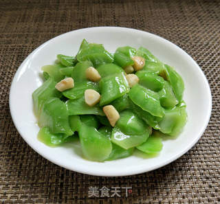 蒜香炒芥菜帮的做法步骤:8