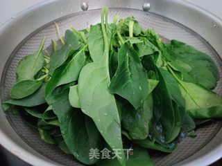 凉拌菠菜的做法步骤:3