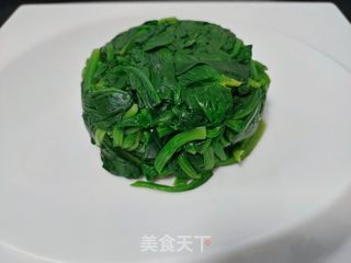 凉拌菠菜的做法步骤:7
