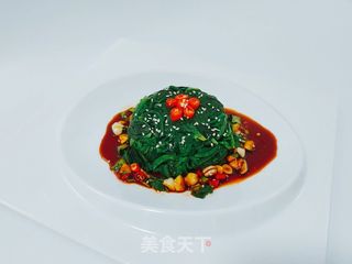 凉拌菠菜的做法步骤:10