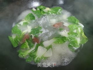 白菜粉丝煲的做法步骤:9