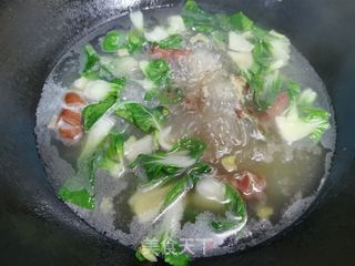 白菜粉丝煲的做法步骤:11